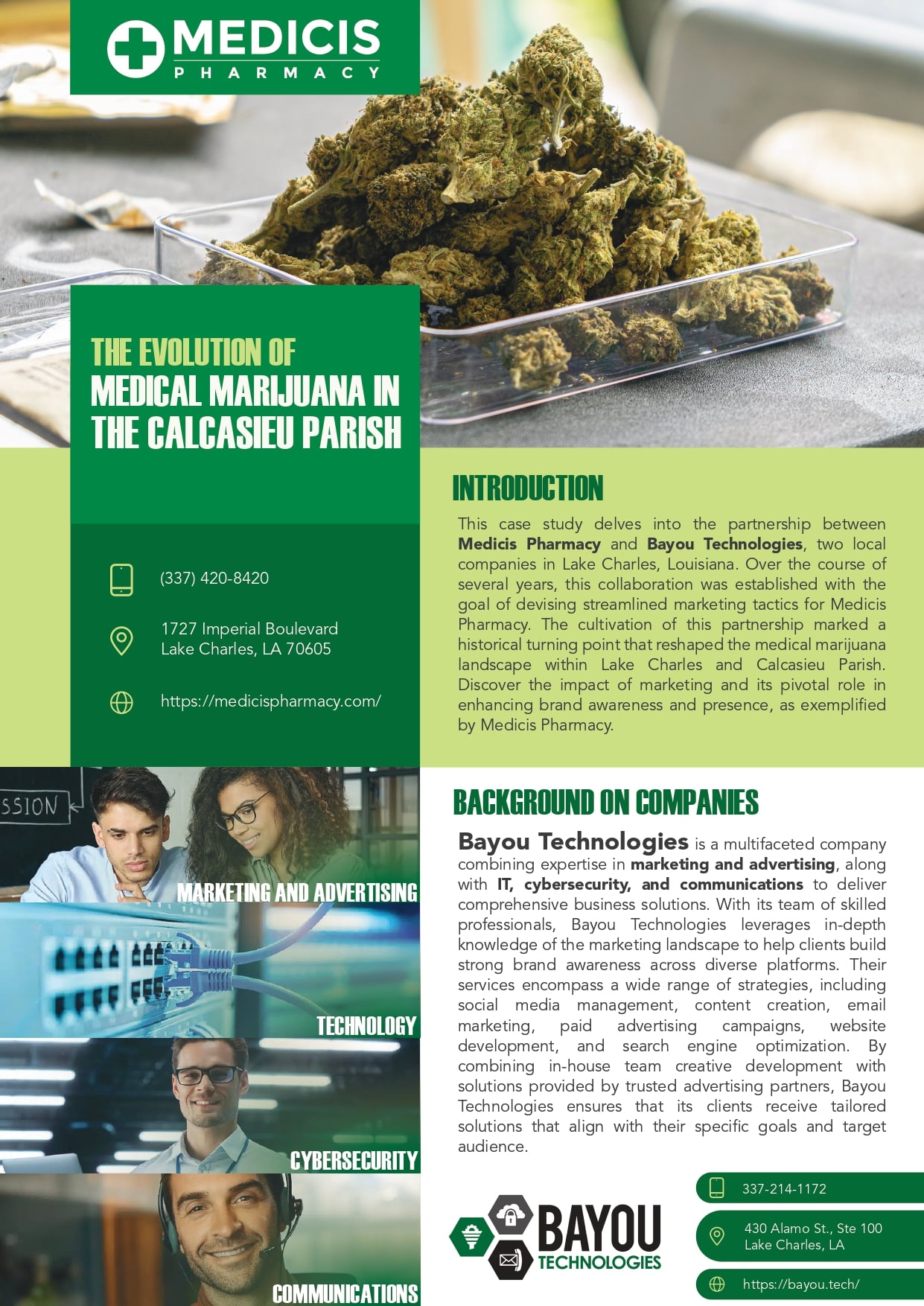 Medicis Bayou Marketing Case study